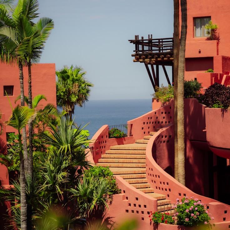 Entertainment zone at night in United States